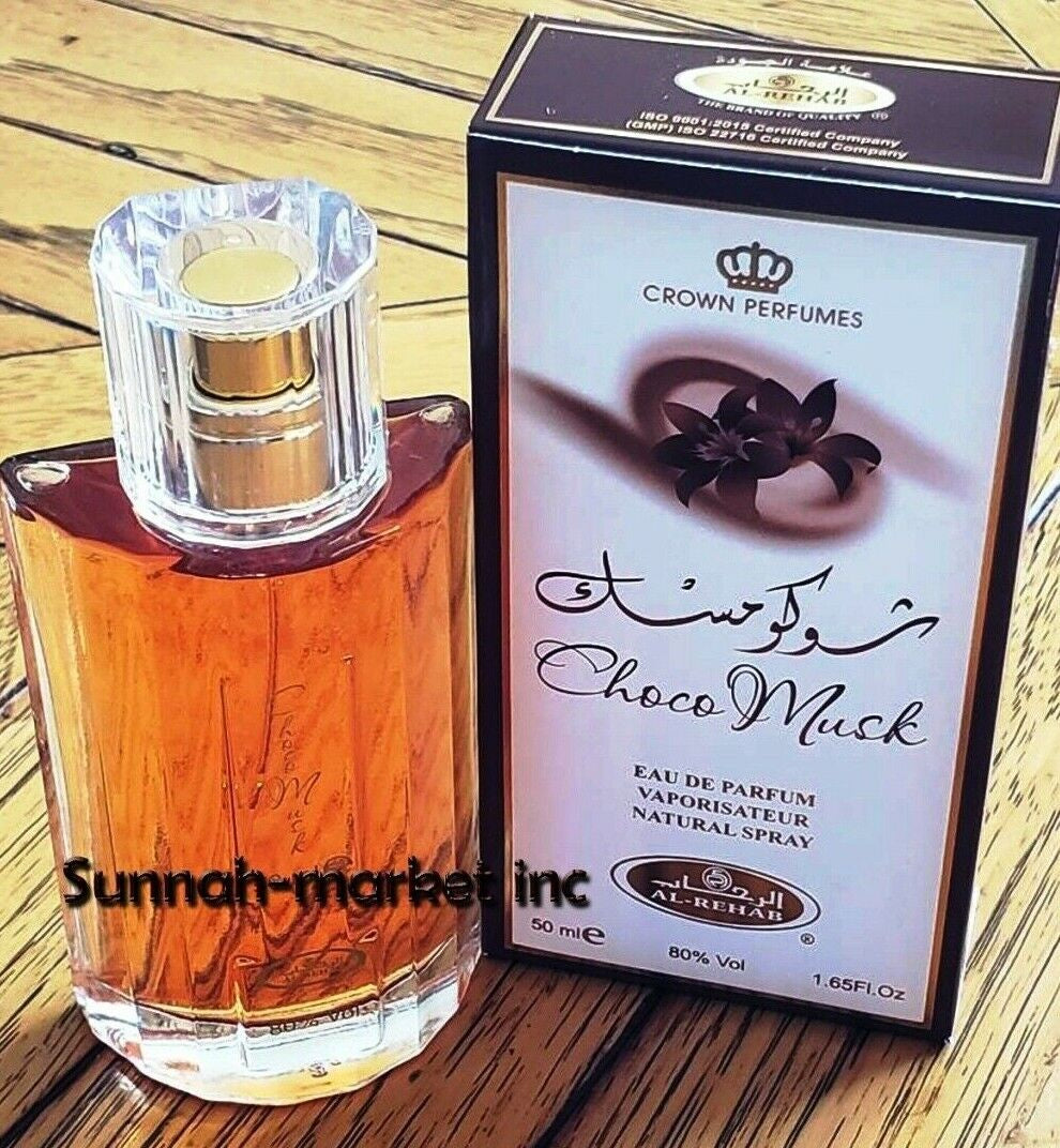 Choco Musk Arabian Perfume Spray - 50Ml by Al Rehab by Crown Perfumes